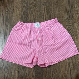 Parke Pinked Striped Boxer Shorts